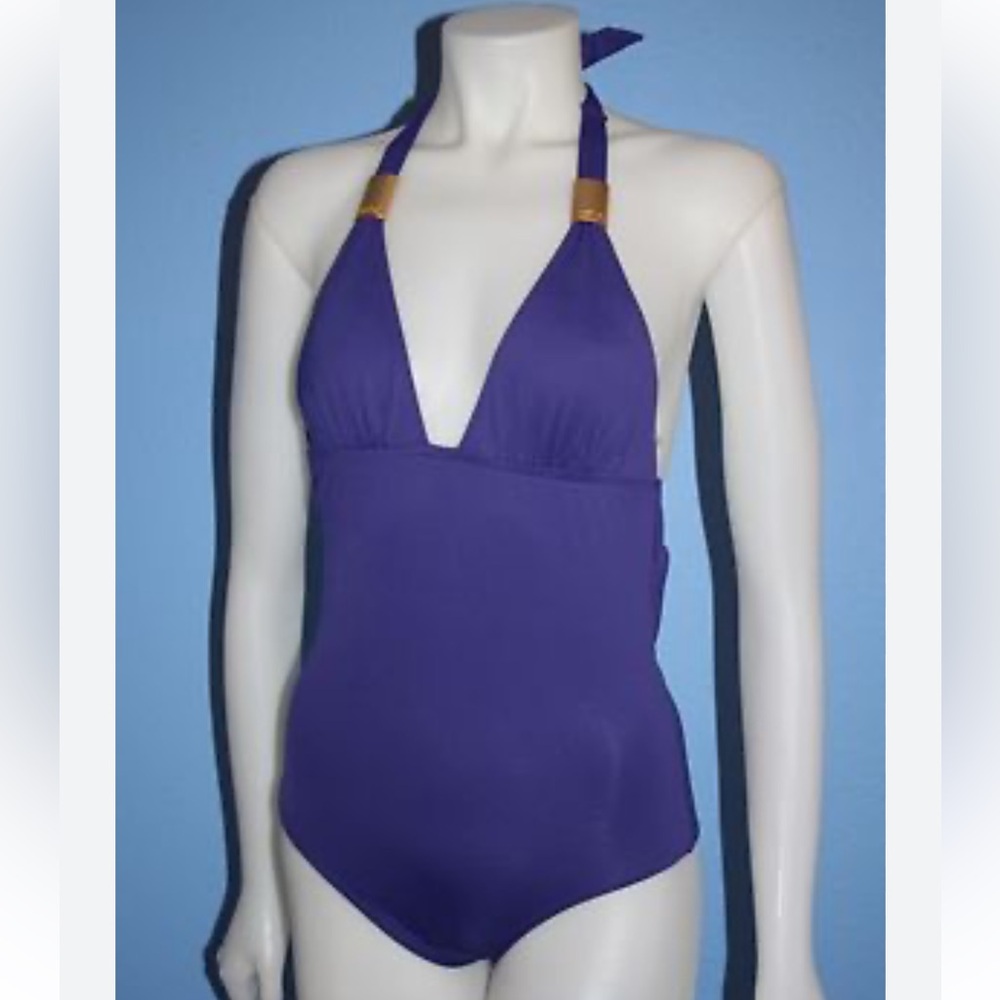 L*Space Purple One Piece Swimsuit